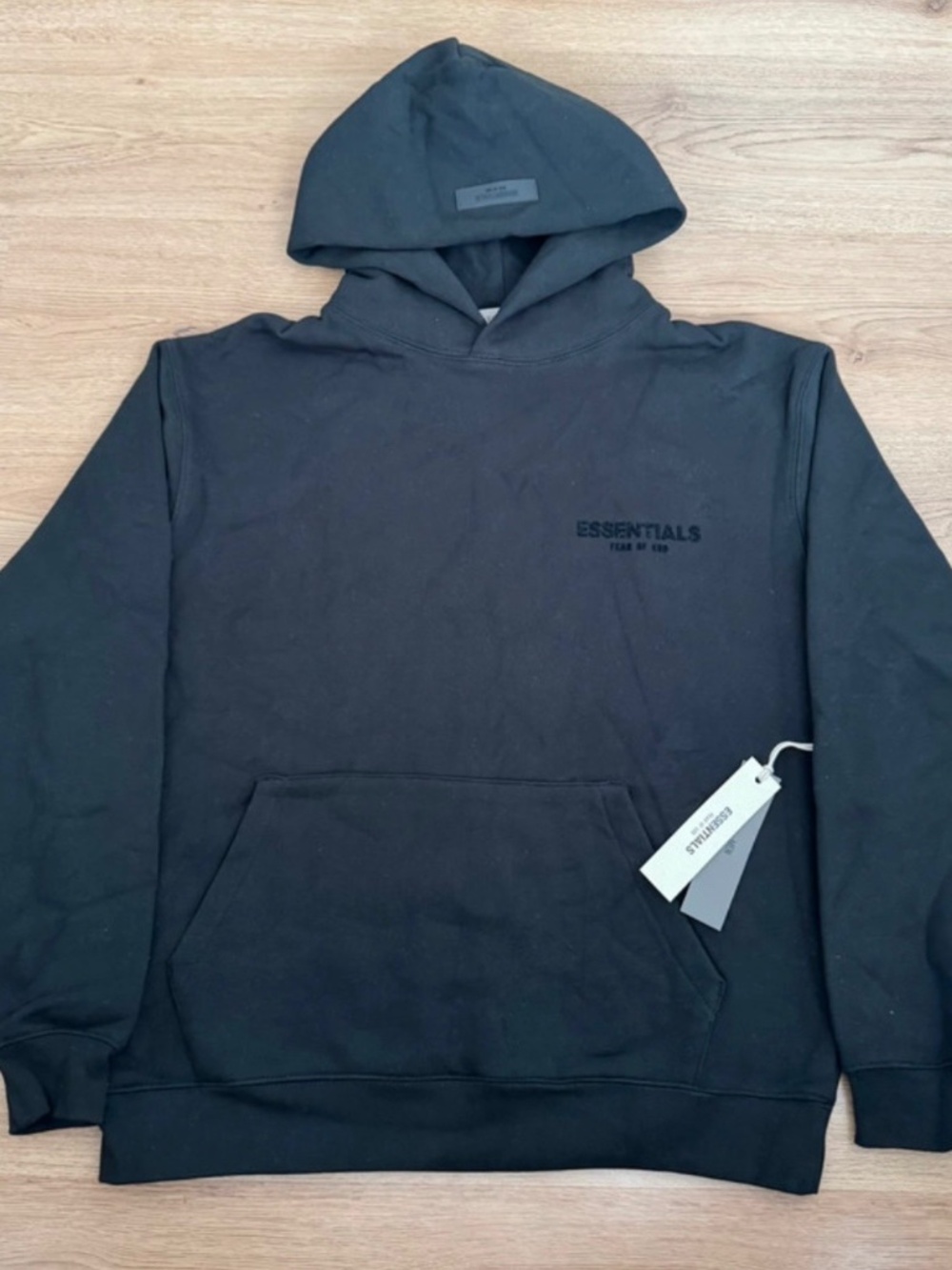 New essentials hoodie with dust bag